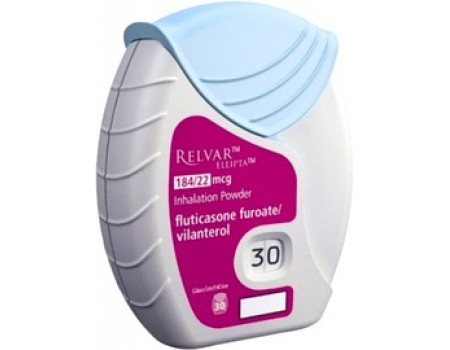 Relvar Ellipta 184 mcg. / 22 mcg. 30 doses